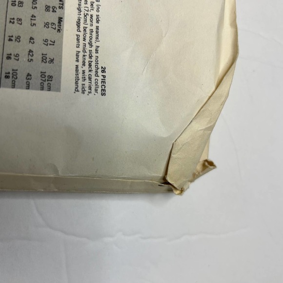 Vogue Paris Original Pierre Balmain Vintage 1970's Pattern #1601 Size 16 - Picture 8 of 10